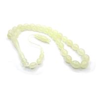 Perlin Collana di preghiera si illumina al buio, pietre luminose Tesbih Tasbih Tespih Misbaha Subha 33, rosario islamico musulmano