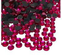 Perlin Hotfix SS20 1440 strass 5 mm SS20 1440 pezzi rosa fucsia AAA qualità da applicare con ferro da stiro autoadesivo 495