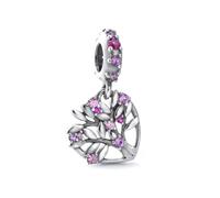 Perlina Donna Pandora PINK HEART FAMILY TREE