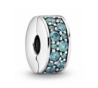 Perlina Donna Pandora TEAL PAVE CLIP
