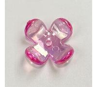 Perline a forma di fiore in acrilico, Confezione Da 200 Perline Con Fiori In Acrilico, Multicolore, 16 Mm, for Creare Gioielli(Rose Red)