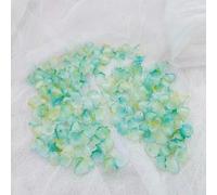 Perline a forma di fiore in vetro acrilico, Perline con fiori in acrilico multicolore da 10 mm, confezione 500 pezzi, for creare gioielli(Summer green)