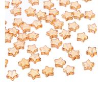 Perline a Stella in Cristallo 8mm, 400 Pz, Per Amber Gold