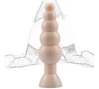 Perline anali Palline anali Plug anale in PVC Butt plug con forte ventosa Dilatatore dell'ano Prostata Massaggiatore vaginale Stimolatore del punto G Orgasmo Masturbazione Giocattolo sessuale