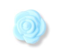 Perline artigianali 10 pz Colorato Fiore di Silicone Perline 20mm Rosa Perline abete Orecchino FAI DA TE Braccialetti Con Pendente Artigianato Dei Monili Che Fanno Forniture ( Color : Light Blue 10PCS