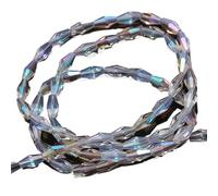 Perline bicono in cristallo di vetro, Perline Bicono In Vetro Multicolor Di Misure Multiple Confezione Da 116-160 Pezzi(Imported Lottery,3X6mm about 160PCS)