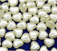 Perline coltivate in imitazione, perle di madreperla, 200 pezzi, 9 x 7 mm, color crema, perline artificiali, per matrimoni, feste, gioielli fai da te