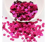 Perline con fondo argentato in PVC con foro circolare da 4/5/6 mm, fai da te, ricamate a mano, con perline sparse, in stock-022-4,0 mm-2000 pezzi-10 g