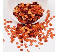 Perline con fondo argentato in PVC con foro circolare da 4/5/6 mm, fai da te, ricamate a mano, con perline sparse, in stock-007-4,0 mm-2000 pezzi-10 g
