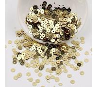 Perline con fondo argentato in PVC con foro circolare da 4/5/6 mm, fai da te, ricamate a mano, con perline sparse, in stock-003-4,0 mm-2000 pezzi-10 g
