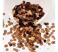 Perline con fondo argentato in PVC con foro circolare da 4/5/6 mm, fai da te, ricamate a mano, con perline sparse, in stock-008-4,0 mm-2000 pezzi-10 g