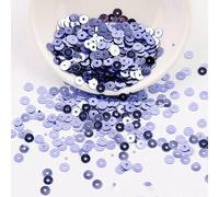 Perline con fondo argentato in PVC con foro circolare da 4/5/6 mm, fai da te, ricamate a mano, con perline sparse, in stock-019-4,0 mm-2000 pezzi-10 g