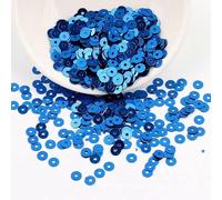 Perline con fondo argentato in PVC con foro circolare da 4/5/6 mm, fai da te, ricamate a mano, con perline sparse, in stock-018-4,0 mm-2000 pezzi-10 g