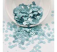 Perline con fondo argentato in PVC con foro circolare da 4/5/6 mm, fai da te, ricamate a mano, con perline sparse, in stock-016-4,0 mm-2000 pezzi-10 g