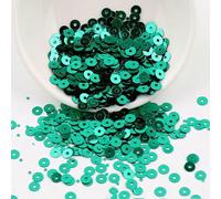 Perline con fondo argentato in PVC con foro circolare da 4/5/6 mm, fai da te, ricamate a mano, con perline sparse, in stock-013-4,0 mm-2000 pezzi-10 g