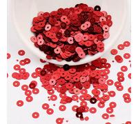 Perline con fondo argentato in PVC con foro circolare da 4/5/6 mm, fai da te, ricamate a mano, con perline sparse, in stock-023-4,0 mm-2000 pezzi-10 g