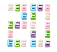 Perline Con Lettere Per Bracciali Kit DIY Grandi Iniziali a Bolla Spesse E | Perline Per Gioielli Fai Da Te Per Donne Ragazze Orecchini Collane Portachiavi 'Amicizia