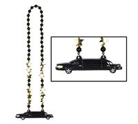 Perline con medaglione limousine accessorio per feste (1 pezzo)
