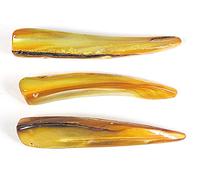Perline conchiglia in madreperla zanna brillante pesca 6 x 38 mm. 250 g. 104