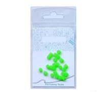 Perline da pesca in silicone fluorescente, 45 strisce da 568 mm per esche da pesca in mare efficaci, 20/25/50/100/200 pezzi (cilindriche 25 pezzi)