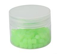 Perline da pesca in silicone fluorescente, 45 strisce da 568 mm per esche da pesca in mare efficaci, 20/25/50/100/200 pezzi (cilindriche 100 pezzi)