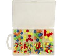 perline da Pesca per Carp Rigs ABS Glow Float Beads Set 276pz con Accessori