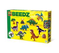 SES Creative Kit mosaico Perline da stirare - Il Mondo dei Dinosauri Multicolore Small 06202