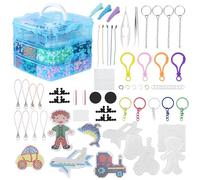 Perline Da Stirare Set,12000 Perline a Fusione con scatola di archiviazione,Guida Utente,Design di gioielli DIY per bambini, questa è un'ottima scelta per le idee regalo fatte a mano dei ragazzi