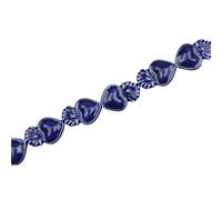Perline decorative fai da te 10 pezzi di perline in ceramica a forma cuore viola, spessore 6,2 mm, intervallo foro,1, sparse for gioielli