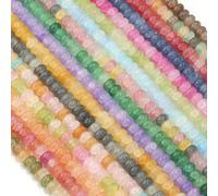 Perline di abaco in finta giada e agata 5x8mm, perline sciolte, perline distanziatrici per la creazione di gioielli, adatte per braccialetti, portachiavi, collane, scarpe, abbigliamento, decorazioni f