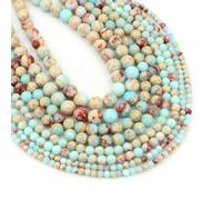 Perline di avventurina blu da 4, 6, 8 e 10 mm, pietre naturali, C curativo, perline distanziatrici rotonde per la creazione di gioielli fai da te, collane, bracciali - Pietra Shoushan - 10 mm, da 35