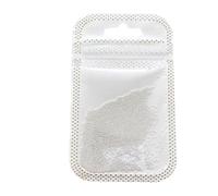 Perline di caviale dorate e argentate in metallo, strumenti per manicure, accessori per la decorazione