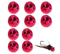 Perline di fissaggio a mosca, perline di tungsteno, palla di testa ninfa 10x, materiali di a mosca, da pratici per affondare più profondamente e più velocemente