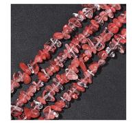 Perline di ghiaia irregolari Perline di agate, schegge pietra, 5-8 mm, malachite, amazzonite, opale, quarzo, gemme irregolari, ghiaia for la creazione gioielli per fai da te(Light Pink,About 15inch)