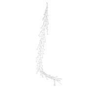 Perline di ghirlanda di albero di Natale, ghirlanda di cristalli | Corda con ramo di perle trasparenti da 3,6 piedi,Ghirlanda per decorazioni per l'albero di Natale, ghirlanda di perline acriliche per
