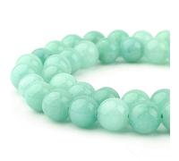 Perline di giada birmania per la creazione di gioielli, perline di pietra preziosa per bracciali, perline rotonde sfuse da 6 mm (59-62 pezzi, 6 mm, giada birmana)
