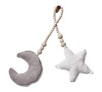 Perline di legno in stile nordico Star Moon Ornaments | INS Nordic Star Moon Wall Decor Fotografia Puntelli,Dream Catcher Kids Room Decoration Wall Hanging Tende per bambini per ragazze Save-it