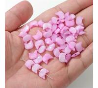 Perline di madreperla colorate tinte, ciondolo a forma di simpatico coniglio e gatto, in conchiglia naturale, per la creazione di gioielli fai da te, bracciale - N. 22 (8X10 MM) - 1 pezzo