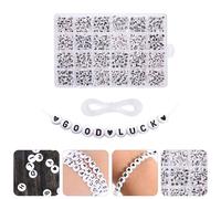 Perline Di Parole Braccialetti Perle Lettera La Produzione Gioielli