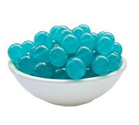 Perline di pietra, 10 mm, 60 pezzi, calcedonio blu lago, rotonde, sfuse, per bracciali, collane, creazione di gioielli (10 mm, calcedonio blu lago)