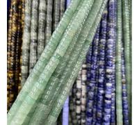Perline di pietra 6x3mm Perline piatte distanziatrici Perline Heishi Perline di ametista occhio di tigre Gioielli fai da te Bracciali Collana-37 Phoenix Jasper-6x3mm 55-60pz-27 avventurine verdi-6x3m