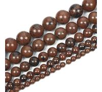 Perline di pietra da 4-12 mm, strisce rosse rosa, agate, tormaline, occhi di tigre, giade, per la creazione di gioielli, accessori per braccialetti fai da te - Cigno dorato - 12 mm - circa 30 pezzi