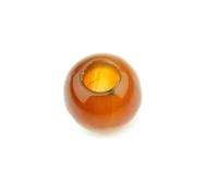 Perline di pietra naturale con occhi di tigre, rotonde, miste, con foro grande, circa 13x16 mm di diametro. Foro: circa 6 mm - Agata rossa - 13x16 mm