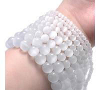 Perline di pietra naturale di corallo rosso Perline distanziatrici rotonde per gioielli con ciondoli fai-da-te Creazione di braccialetti 4/6/8/10 / 12 mm Pietra occhio di gatto da 15 pollici, 6 mm ci