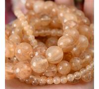 Perline di pietra naturale, lava, diaspro, occhio di tigre, quarzo, agate, perline rotonde sciolte per la creazione di gioielli, accessori per braccialetti fai da te, 4-12 mm, C, 8 mm, circa 45 perl