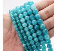Perline di pietra naturale Lava Occhio di tigre Cristallo Apatite Amazzonite Tormalina Perline per creazione di gioielli Collana braccialetto fai da te 4/6/8/10MM-angolo pietra-10mm(circa 35 pezzi)