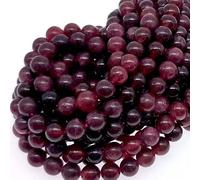 Perline di pietra preziosa granato da 10 mm perline sciolte perline di agata per la creazione di gioielli 15 pollici 1 filo per sacchetto-commercio all'ingrosso