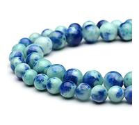 Perline di pietra preziosa naturale per la creazione di gioielli, morganite da 10 mm, lucidate, rotonde, lisce, vere per braccialetti e collane, 38 cm (158, jd)