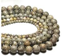 Perline di pietra rotonda in agata onice nera per la creazione di gioielli fai da te, bracciali, collane, pendenti, 4/6/8/10/12/mm, filo da 15''-spiga di grano-8mm circa 46 pezzi