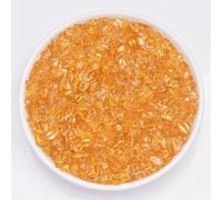 Perline di pietre preziose naturali da 20-100 g, pietre levigate per piante, cactus e piante grasse, riempitivo per vasi, decorazione per il fondo del paesaggio, 3-5 mm, scheggia di vetro giallo, 10